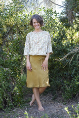 Siera Skirt - Golden Yellow