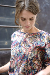 Rouge Top Liberty Print Limited Edition Red Blue