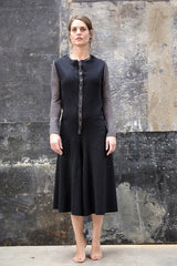 Manni Merino Wool Dress / Colottes Black