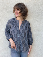 Marianne Blouse Charcoal